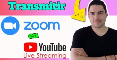 transmitir zoom en youtube