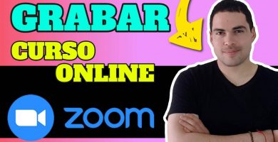 como usar zoom para grabar cursos online